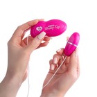 Виброяйцо с выносным пультом, 6×2.5 см, розовый - Фото 3