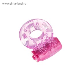 Эрекционное кольцо с вибрацией, D=3.6 см