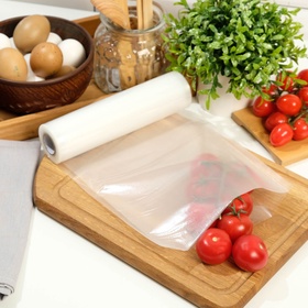 Пакеты для вакууматора, рифленые, в рулоне, 20×500 см