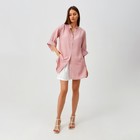 Рубашка женская MINAKU: Casual collection цвет розовый, р-р 50 - Фото 6