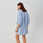 Рубашка женская MINAKU: Casual collection цвет голубой, р-р 50 - Фото 2