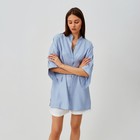 Рубашка женская MINAKU: Casual collection цвет голубой, р-р 52 - Фото 3
