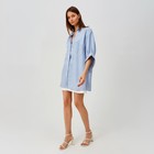 Рубашка женская MINAKU: Casual collection цвет голубой, р-р 52 - Фото 6