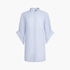 Рубашка женская MINAKU: Casual collection цвет голубой, р-р 52 - Фото 7