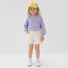 Шорты детские MINAKU: Cotton Collection цвет белый, рост 128 - Фото 2