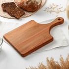 Доска разделочная с ручкой Доляна «Для подачи», 35×21×1,8 см, бук - фото 24587410