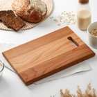 Доска деревянная разделочная с ручкой Доляна, 34×23×1,8 см, бук - фото 24497943