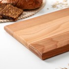 Доска деревянная разделочная с ручкой Доляна, 34×23×1,8 см, бук - фото 24497944