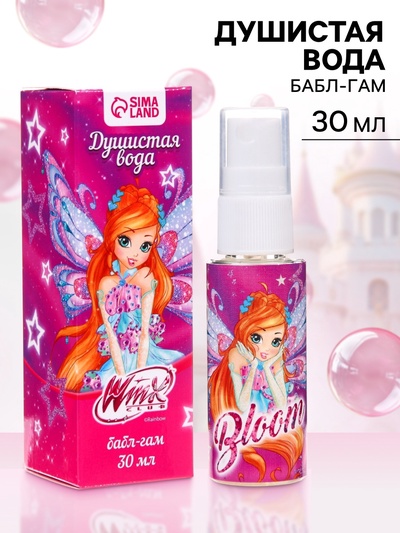 Душистая вода «Волшебный аромат», аромат бабл-гам, 30 мл, WINX