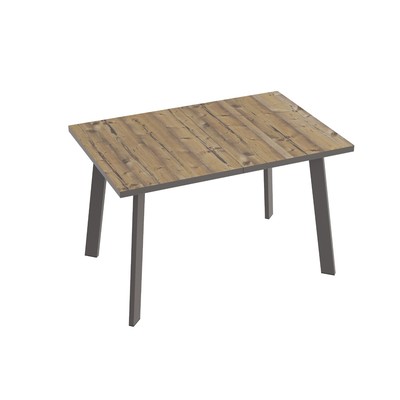 Раздвижной стол «Флекс», 1200/1550 × 800 × 740 мм, цвет ЛДСП пихта / металл графит муар