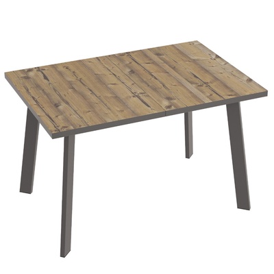 Стол раздвижной «Флекс», 1200/1550×800×740 мм, цвет пихта/графит муар