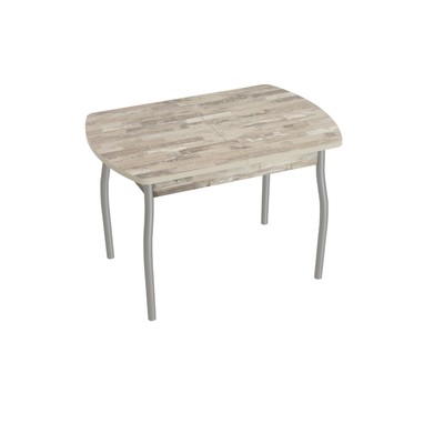 Раздвижной стол «Орфей 10», 1100/1400 × 750 × 754 мм, пластик, металл, древесный глянец