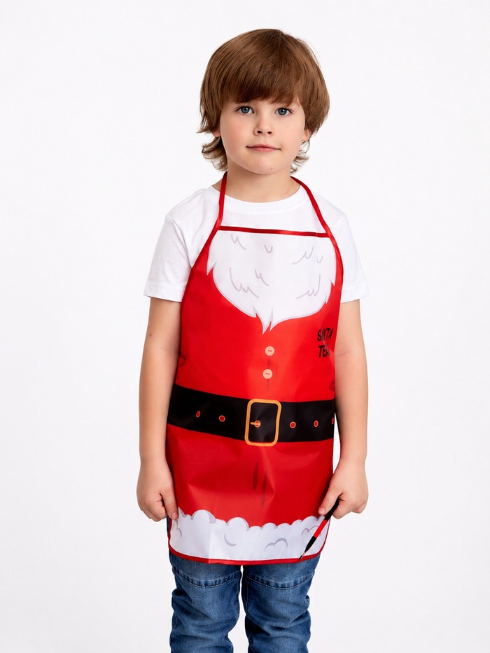 Фартук детский для творчества «Этель» Santa, 49×39 см - Фото 1