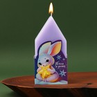 Новогодняя свеча в форме домика «Тепла и уюта», без аромата, 6 х 6 х 12,5 см. - фото 11085303