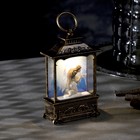 Светодиодная фигура «Фонарь с ангелом» 7.6 × 13.5 × 3.2 см, пластик, батарейки AG13х3, свечение тёплое белое - фото 318919070