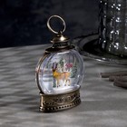 Светодиодная фигура «Олень в лесу» 9 × 13 × 3.5 см, пластик, батарейки AG13х3, свечение тёплое белое - фото 53286623