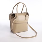 Сумка женская на молнии, косметичка, цвет бежевый - фото 24242157