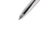 Ручка шариковая Beifa, прозрачный корпус, узел 0.7 мм, чернила синие - Фото 4
