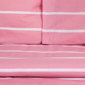 

Постельное бельё Этель 2 сп Pink stripes 175х215см, 200х220см, 70х70см-2 шт, 100% хлопок, поплин