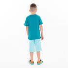 Шорты для мальчика, цвет голубой, рост 122 - фото 37918764