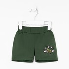 Шорты для девочки, цвет хаки, рост 98 - фото 41439735