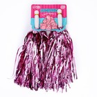 Помпоны для чирлидинга 2 шт., сиреневые - Фото 2