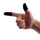 Набор напальчников для игр на смартфоне Luazon, 2 штуки, с защитой от пота, чёрный - Фото 6