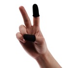 Набор напальчников для игр на смартфоне Luazon, 2 штуки, с защитой от пота, чёрный - Фото 7