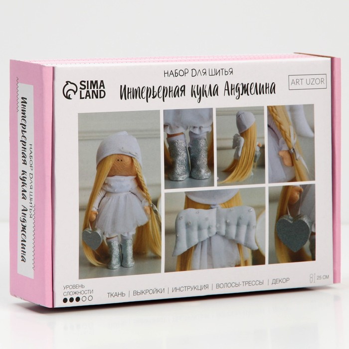 Набор для шитья. Интерьерная кукла «Анджелина», 25 см - фото 1906016079