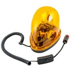 Маяк сигнальный TOPAUTO с магнитом, лампа 24 В, 10 Вт, форма капля с выключателем - фото 174269