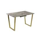 Бетон чикаго светлый/золото