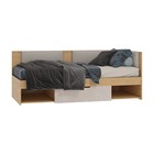 Диван-кровать «Стэнфорд» с ящиком, 2000 × 900 мм, цвет слейт / ткань корсо серый светлый - фото 2175609
