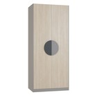 Шкаф для одежды «Тиволи», 2-х дверный, 932 × 592 × 2153 мм, дуб сонома / глиняный серый - Фото 1