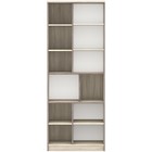 Шкаф «Диско» 2-х дверный с ящиками, 802 × 451 × 2072 мм, цвет дуб сонома / шоколад - Фото 2