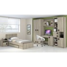 Шкаф «Диско» для платья, 2-х дверный, 902 × 515 × 2072 мм, цвет дуб сонома / шоколад 9077339