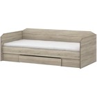 Кровать-тахта «Диско» с ящиками, 900 × 2000 мм, цвет дуб сонома - фото 121566021