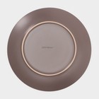 Набор тарелок керамических Доляна «Пастель», 18 предметов: 6 тарелок d=19 см, 6 тарелок d=27 см, 6 мисок d=19 см, цвет коричневый - Фото 14