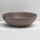 Набор тарелок керамических Доляна «Пастель», 18 предметов: 6 тарелок d=19 см, 6 тарелок d=27 см, 6 мисок d=19 см, цвет коричневый - Фото 6