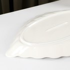 Блюдо керамическое «Лист», 35,5×21 см - Фото 3