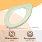 Сиденье для уличного туалета, 37×40 см, пенополиуретан, зелёное - Фото 3