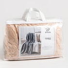 Плед Этель «Мозайка» 200х220 см, цвет бежевый - Фото 4