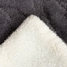 Плед Этель «Ромб» 150х180 см, цвет серый - Фото 3