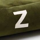 Лежанка "Z",  53 х  44 х  11 см, зелёная, мебельная ткань - Фото 4