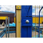 Комплект креплений: скоба и саморез 5.5×32 мм, цвет синий 9068854