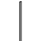 Столб, 60 × 40 мм, толщина 1.2 мм, высота 2.5м, под бетон, с заглушкой, цвет графит - фото 294217518