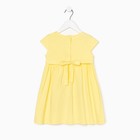 Платье для девочки, цвет жёлтый, рост 98 см - фото 41996683