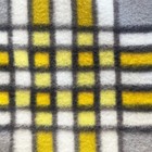 Плед Dandy, размер 120x150, цвет серо-желтый, флис 160 гр/м, полиэстер 100% - Фото 2