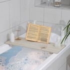 Полка для ванны, 68×28×4 см, сосна - фото 318920232