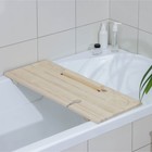 Полка для ванны, 68×28×4 см, сосна - Фото 3