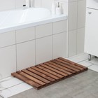 Решётка в ванную комнату под ноги, 70×42×3 см, с покрытием - фото 9496441